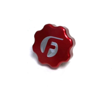 Picture of Fleece Performance 01-16 GM 2500/3500 Duramax Billet Oil Cap Cover - Red