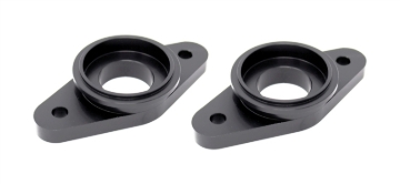 Picture of Torque Solution Billet Stock to Tial Blowoff Valve Adapter (Black): Nissan GTR R35 ALL