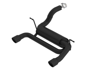 Picture of Borla 18-19 Jeep Wrangler JL/JLU 2.0L 4Cyl 2DR/4DR Touring Axle Back Exhaust w/ 3.5in Tips - Black