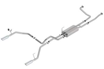 Picture of Borla 16-19 Nissan Titan 5.6L V8 2WD/4WD S-Type Catback Exhaust
