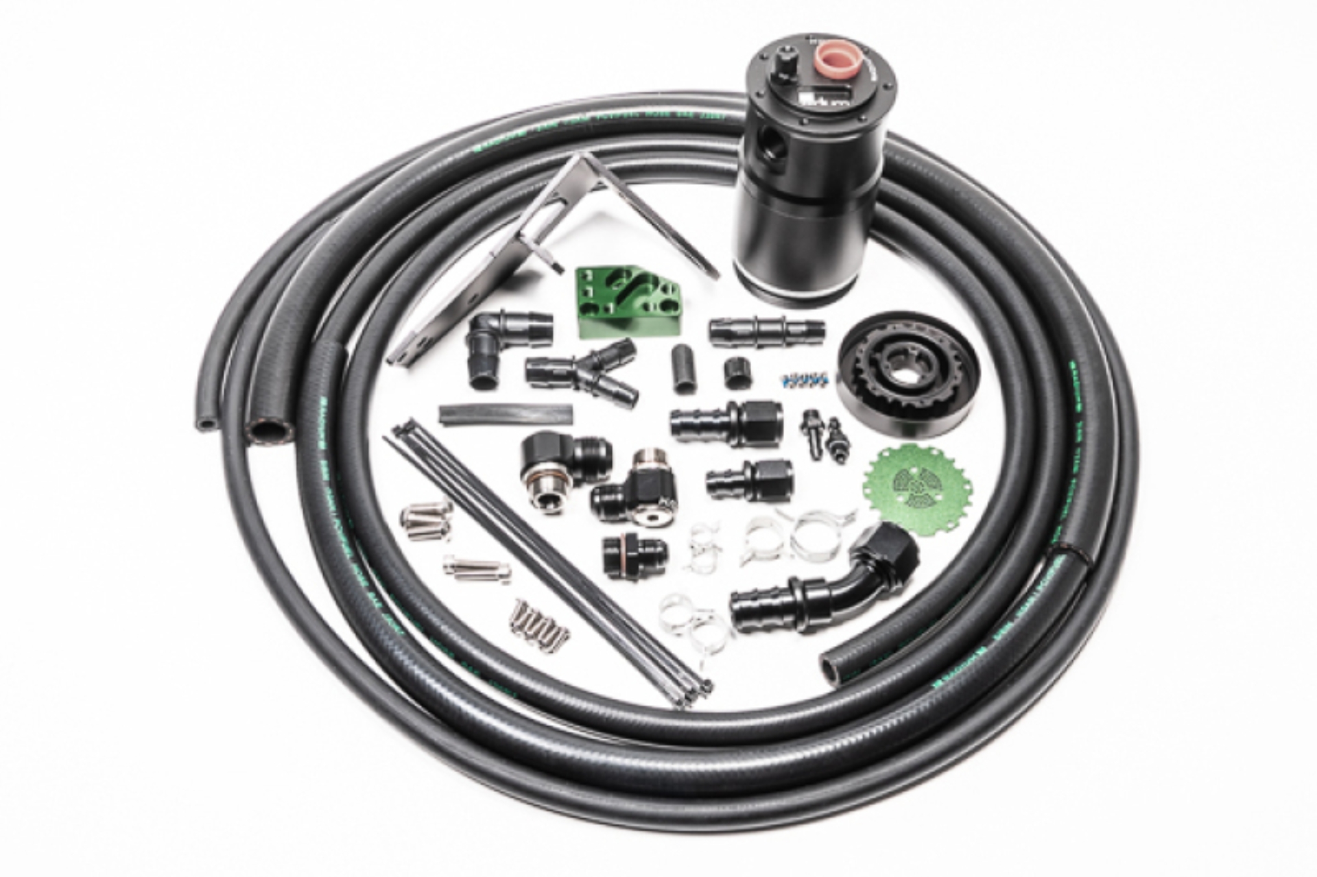 Picture of Radium Engineering 2015+ Subaru STi Air Oil Separator-Return Kit