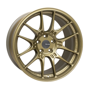 Picture of Enkei GTC02 18x10 5x112 32mm Offset 66.5mm Bore Titanium Gold Wheel