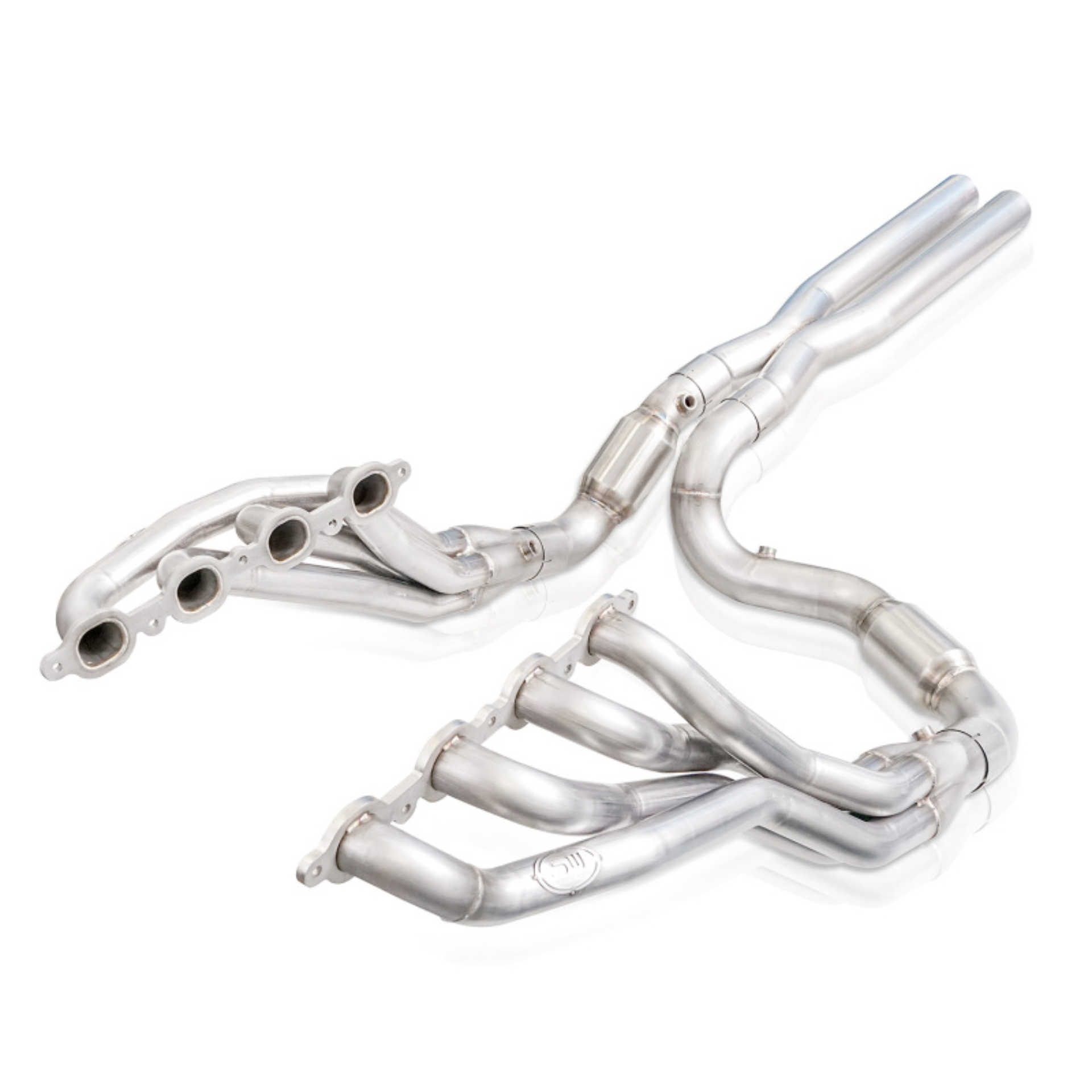 Picture of Stainless Works, 2019+ Chevy Silverado 1500 & GMC Sierra 1500 Catted Headers.