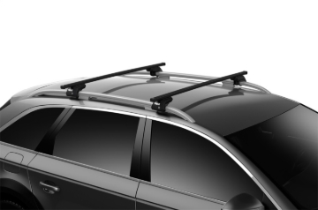 Picture of Thule SquareBar 127 Load Bars for Evo Roof Rack System (2 Pack / 50in) - Black