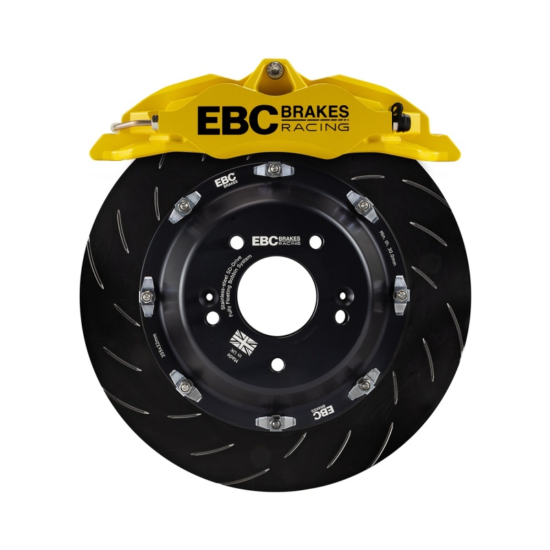 Picture of EBC Racing 92-00 BMW M3 (E36) Front Right Apollo-4 Yellow Caliper (for 355mm Rotor)