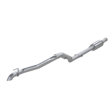 Picture of MBRP 2020 Jeep Gladiator 2.5in Single Rear Exit Cat Back Exhaust - T304 SS (Off-Road)