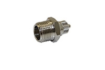 Picture of Snow Performance 3/8in NPT - 1/4 Quick Connect Straight Res Fitting