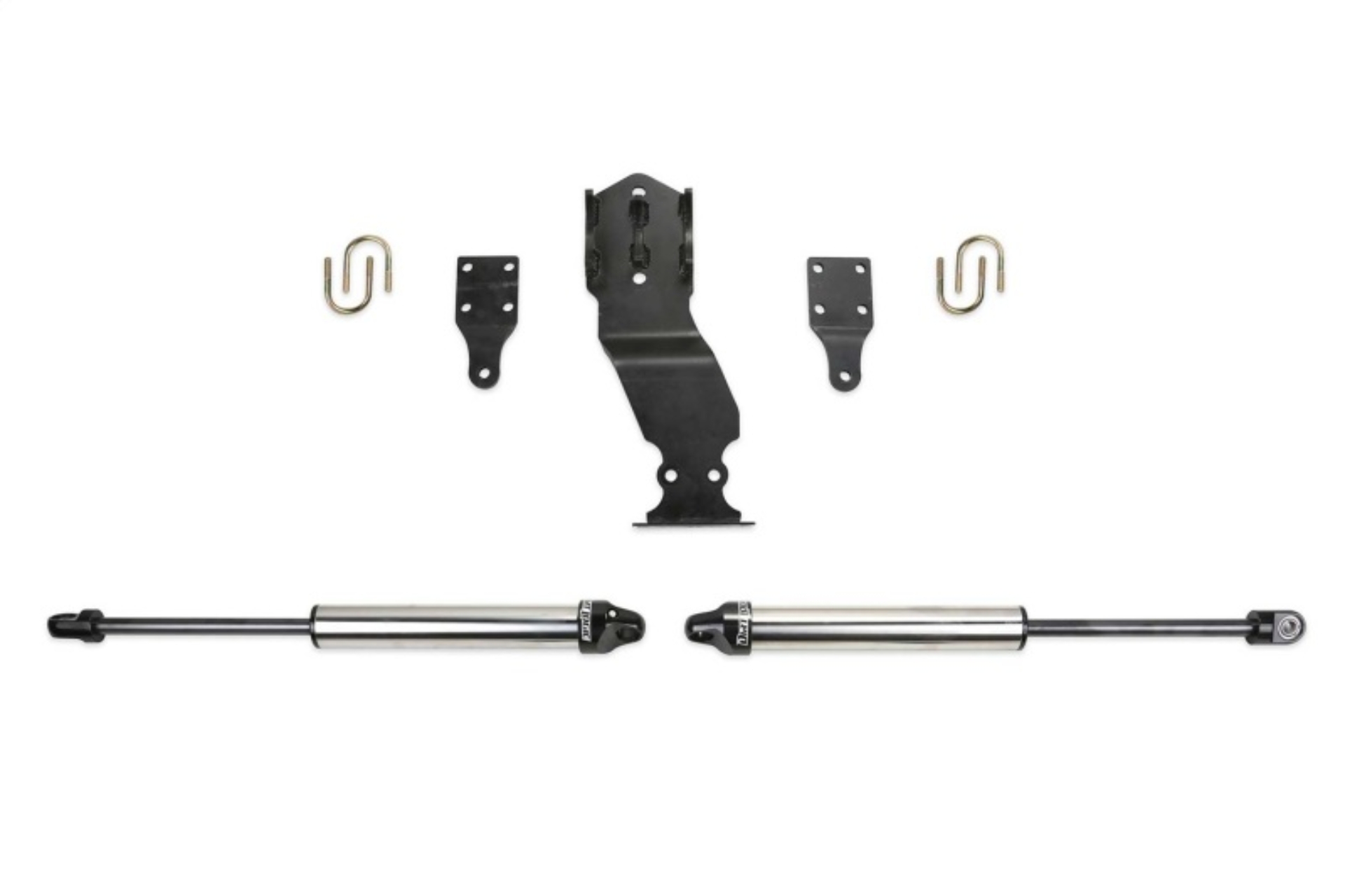 Picture of Fabtech 17-21 Ford F250/F350 4WD Dual Steering Stabilizer System w/DL 2.25 Shocks