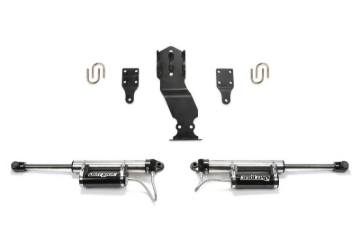 Picture of Fabtech 19-20 Ford F450/F550 4WD Dual Steering Stabilizer System w/DL 2.25 Resi Shocks