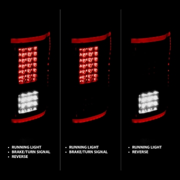 Picture of ANZO 15-17 Ford F-150 LED Taillights - Smoke