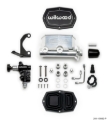 Picture of Wilwood Compact Tandem M/C - 1.12in Bore w/RH Bracket and Valve - Ball Burnished