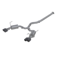 Picture of MBRP 15-19 Subaru WRX 2.0L/STI 2.5L 3in Dual Split Rear Exit w/ 3.5in CF Tips - T304 Street Version