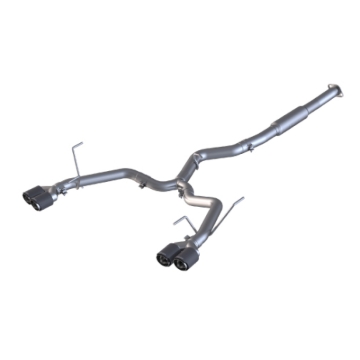 Picture of MBRP 15-19 Subaru WRX 2.0L/STI 2.5L 3in Dual Split Rear Exit w/ 3.5in CF Tips - T304 (Race Version)