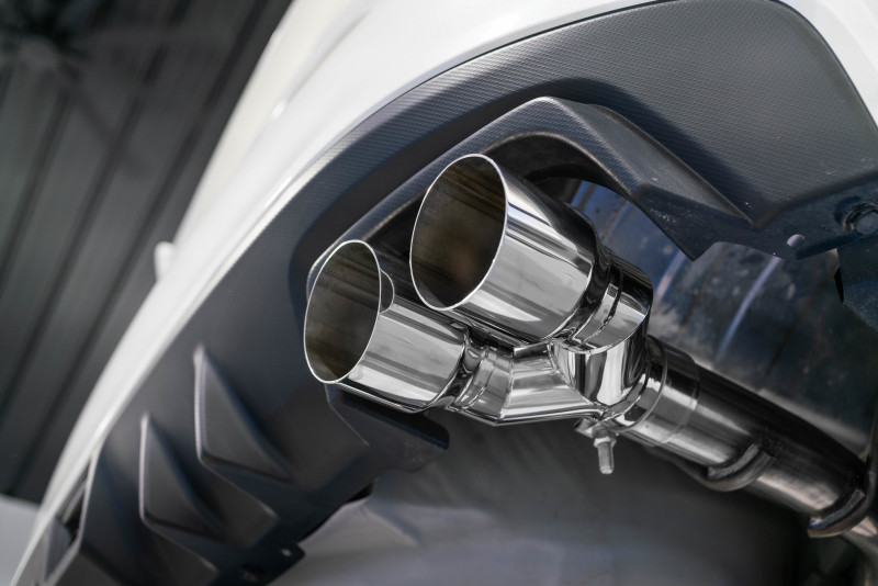 Picture of MBRP 15-19 Subaru WRX 2.0L/STI 2.5L 2.5in Dual Split Rear Exit w/ 3.5in CF Tips - T304