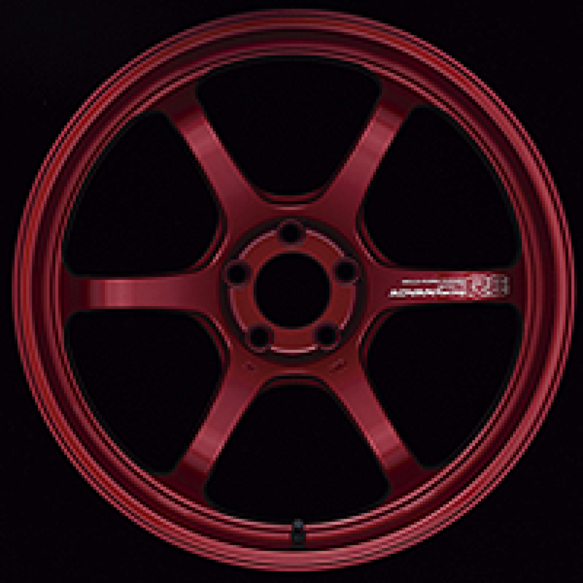 Picture of Advan R6 20x12 +20mm 5x114.3 Racing Candy Red Wheel
