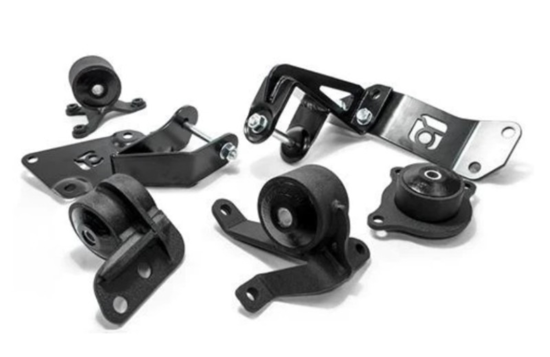 Picture of Innovative 01-05 Civic K-Series Black Steel Mounts 60A Bushings (Not K24 Trans)