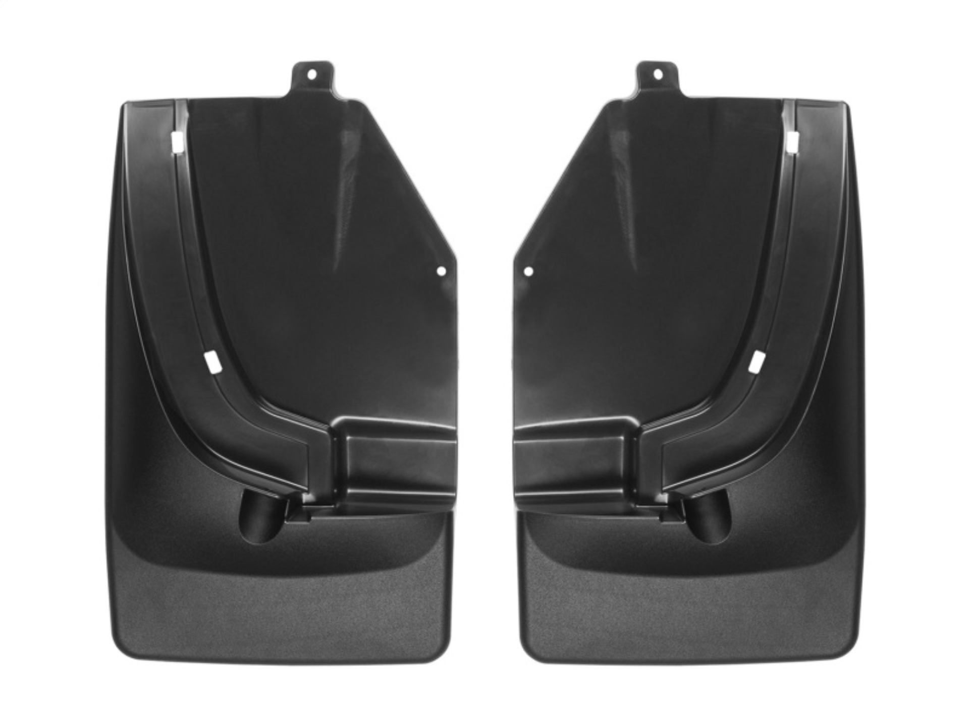 Picture of WeatherTech 2019+ Ford Ranger No Drill Front Mudflaps - Black