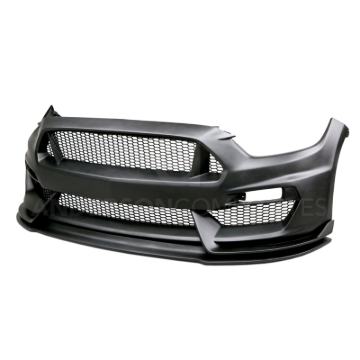 Picture of Anderson Composites 15-16 Ford Mustang GT350 Style Fiberglass Front Bumper w/ Front Lip