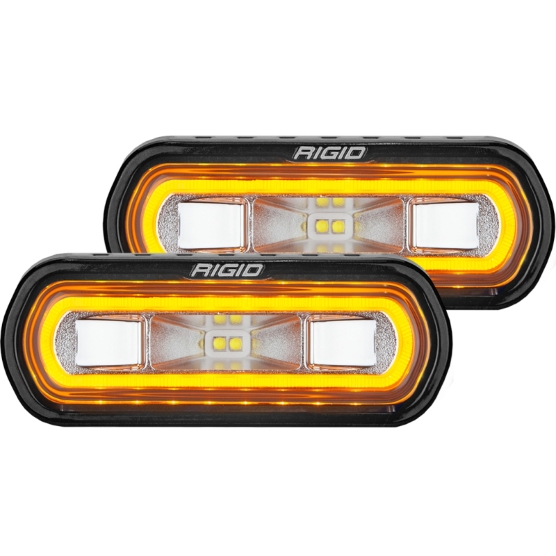 Picture of Rigid Industries SR-L Series Surface Mount LED Spreader Pair w/ Amber Halo - Universal