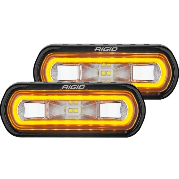 Picture of Rigid Industries SR-L Series Surface Mount LED Spreader Pair w/ Amber Halo - Universal