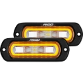 Picture of Rigid Industries SR-L Series Flush Mount LED Spreader Pair w/ Amber Halo - Universal