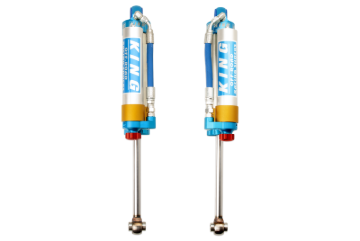 Picture of King Shocks 2005+ Nissan Frontier Rear 2.5 Dia Piggy Hose Reservoir Shock w/Adjuster (Pair)