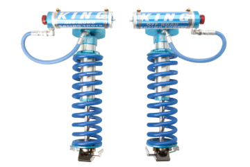 Picture of King Shocks 2005+ Ford F-250 4WD Front 2.5 Dia Remote Res Coilover Conversion w/Adjuster (Pair)
