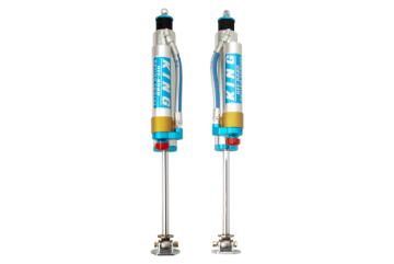 Picture of King Shocks 97-06 Jeep Wrangler TJ Front 2.5 Dia Piggy Hose Res Shock 0-2in Lift w/Adjuster (Pair)