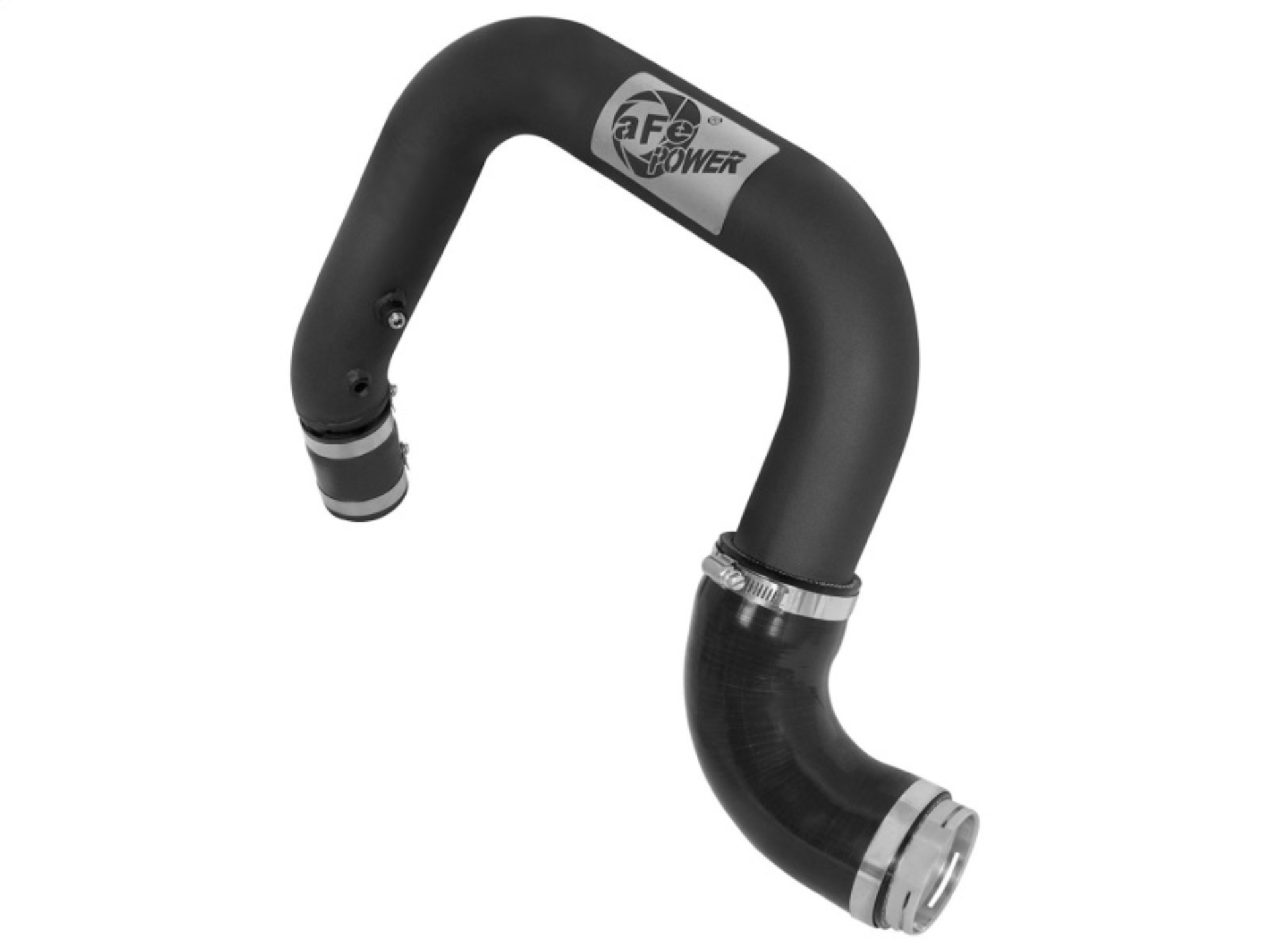 Picture of aFe BladeRunner 2.5in Black IC Tube Hot Side w/ Coupling & Clamp Kit 2016 GM Colorado/Canyon 2.8L