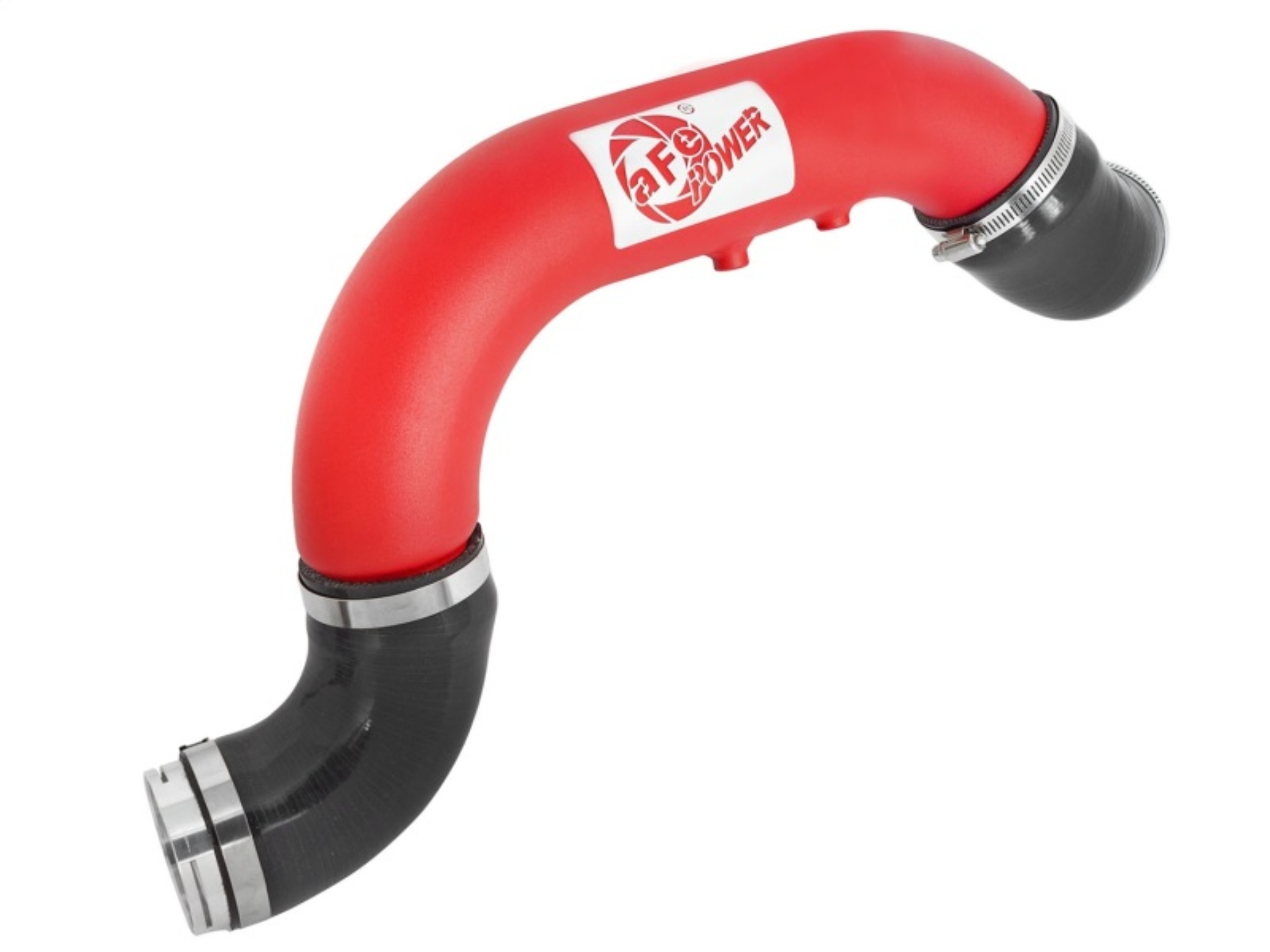 Picture of aFe BladeRunner 3in Red IC Tube Cold Side w/ Coupling & Clamp Kit 2016 GM Colorado/Canyon 2.8L