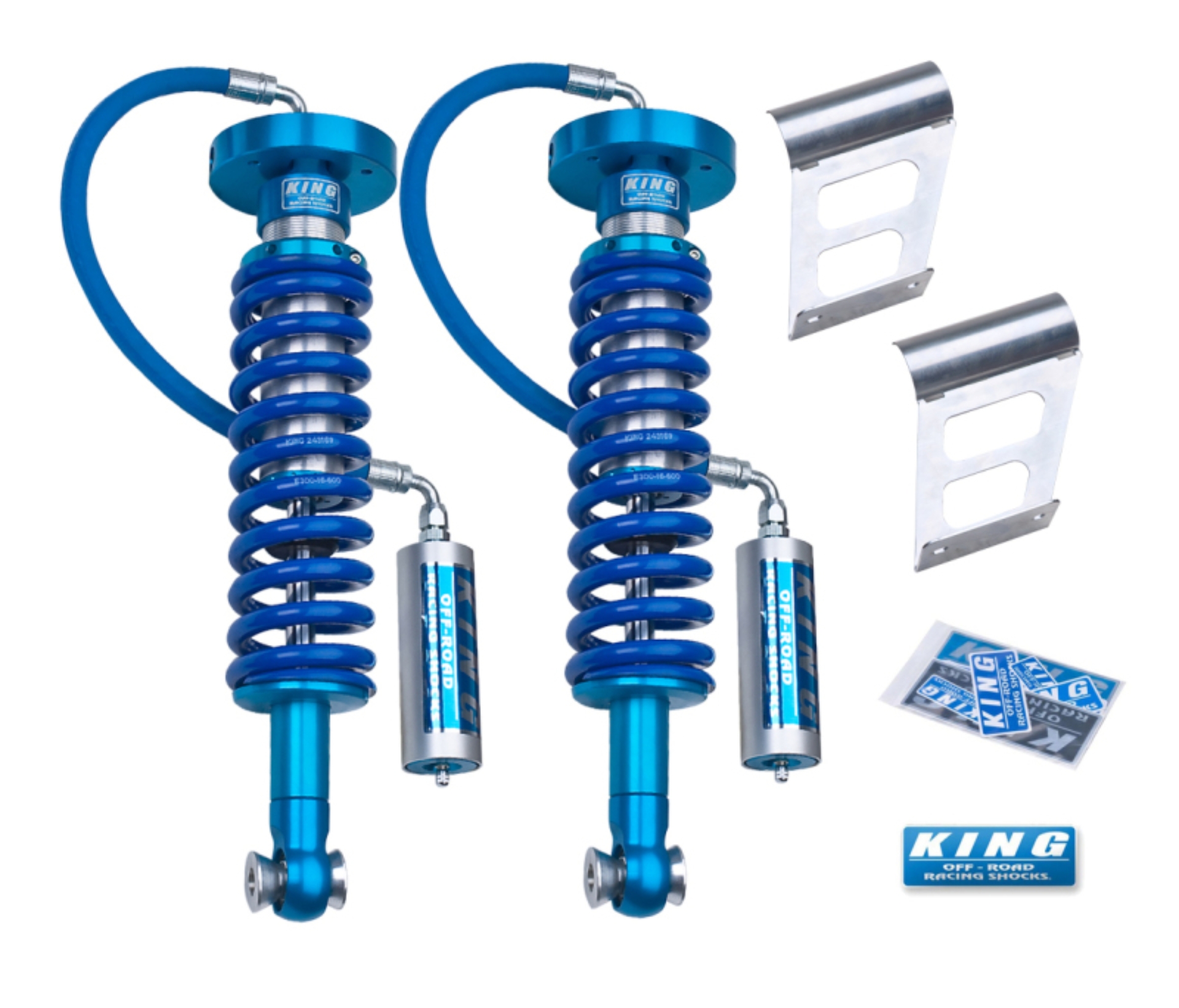 Picture of King Shocks 09-13 Ford F150 2WD/4WD Front 2.5 Dia Remote Reservoir Coilover (Pair)