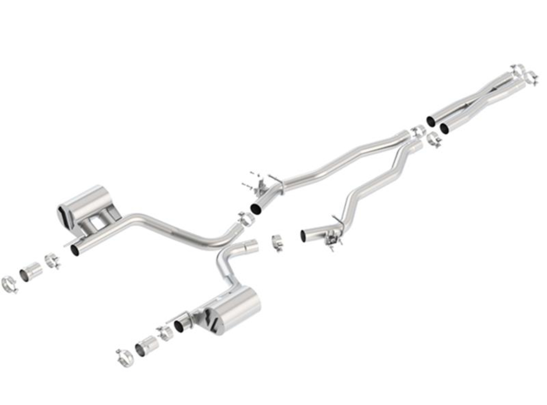 Picture of Borla 15-16 Dodge Challenger SRT/Scat Pcak 6.4L V8 ATAK Catback Exhaust