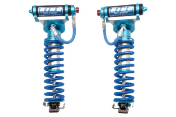 Picture of King Shocks 2005+ Ford F-250 4WD Front 3.0 Dia Remote Res Coilover Conv w/Adjuster (Pair)