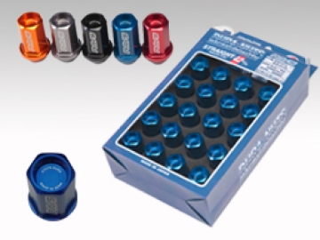Picture of Rays Dura-Nut L42 Straight Type 12X1.50 Lug Nut Set 16 Lug 4 Lock Set - Black