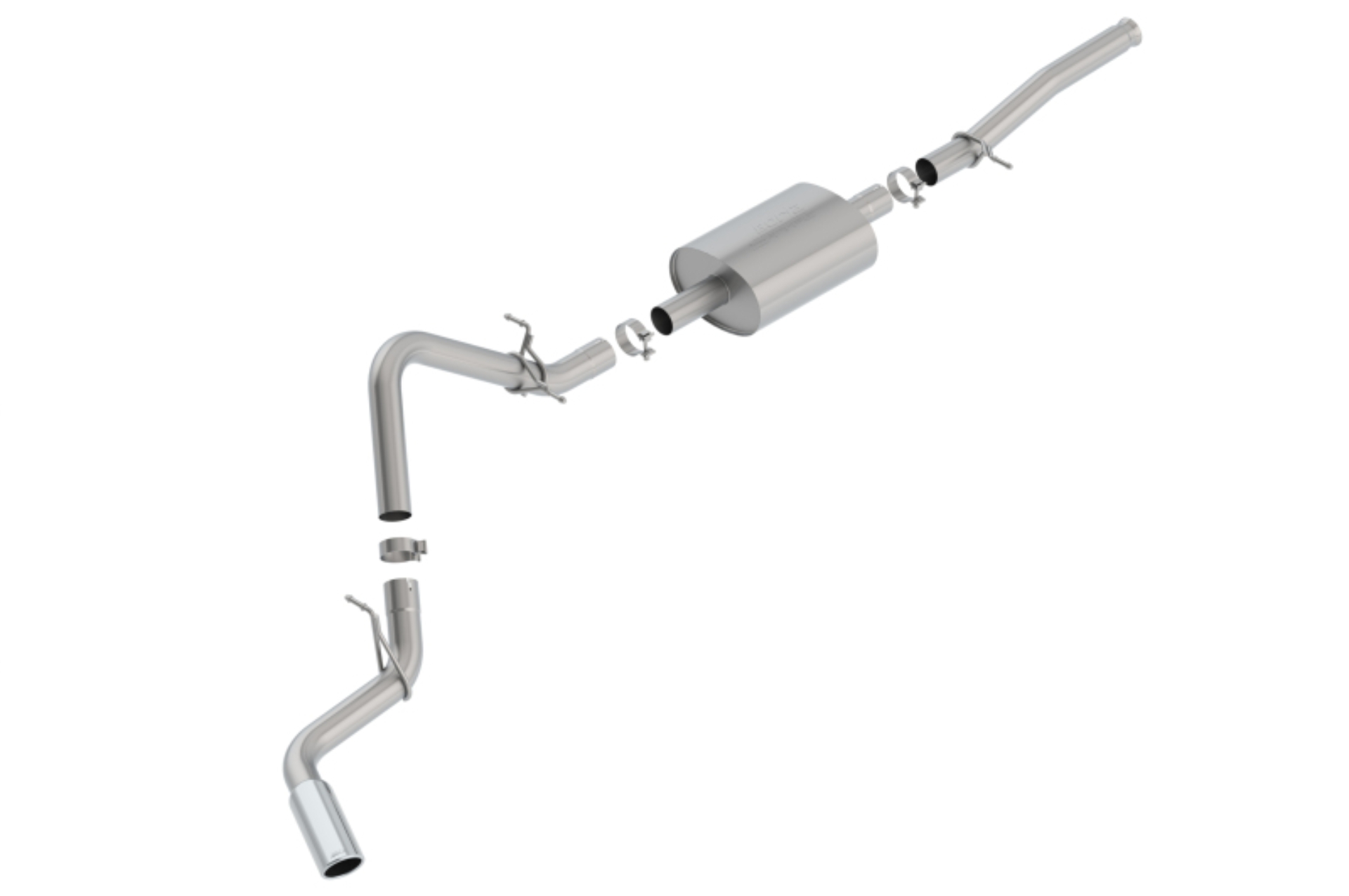 Picture of Borla 2019 Silv/Sierra C/B Exhaust S-Type 1500 5.3L V8 AT 2&4WD 2DR REG. CAB, STD. BED WB 126