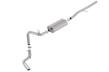 Picture of Borla 2019 Silv/Sierra C/B Exhaust Touring 1500 5.3L V8 AT 2&4WD EC STB(78.8) CC SB(69.3) 147.4 WB