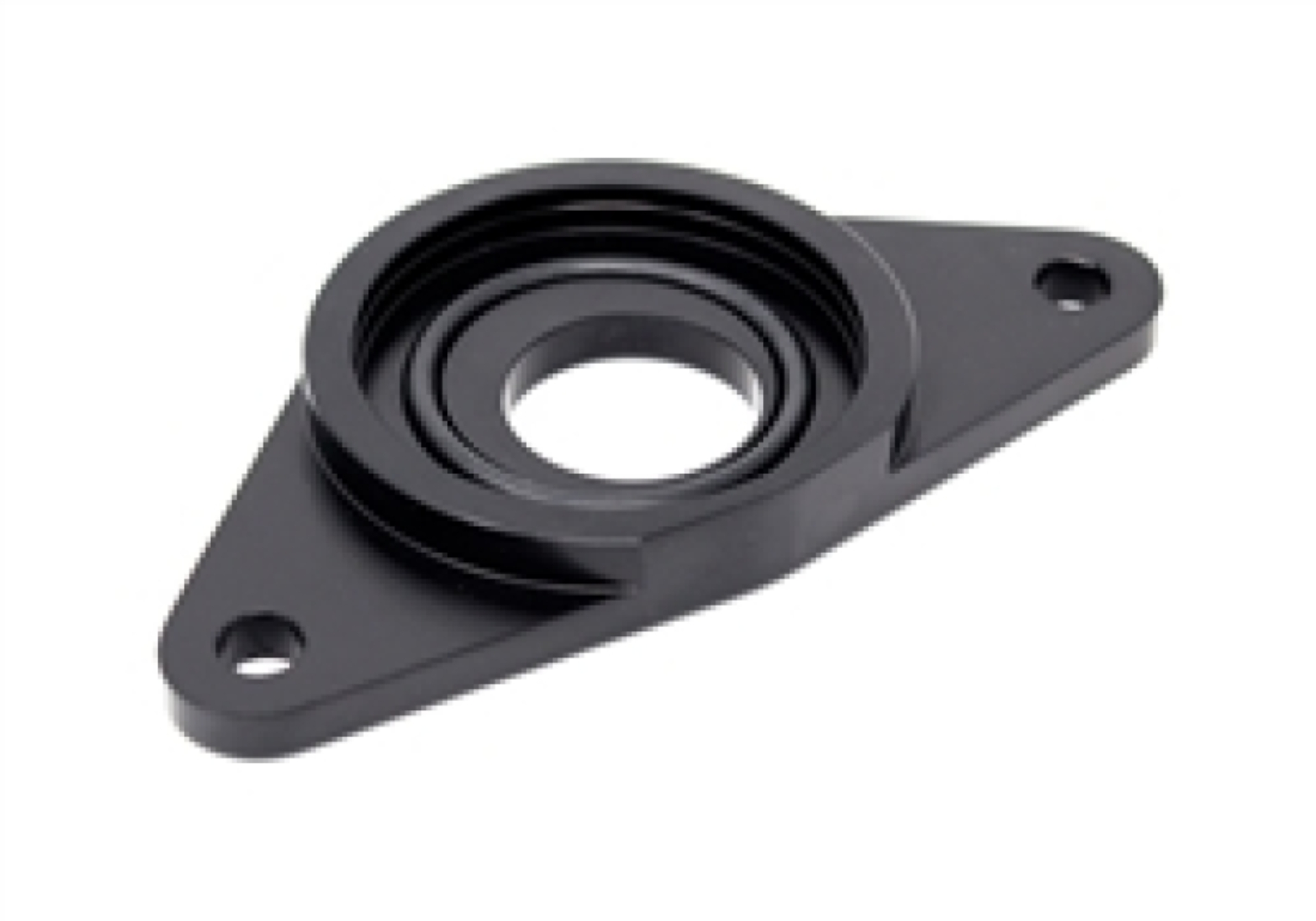 Picture of Torque Solution HKS BOV Adapter Flange: Subaru WRX / STi - Black