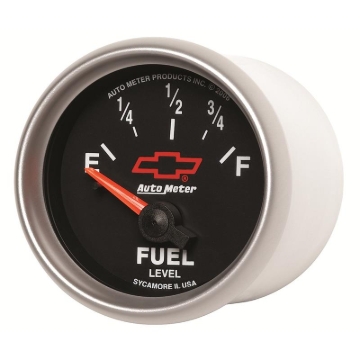 Picture of Autometer GM Bowtie Black 2-1/16 Fuel Level, 0-90 , Air-Core 8-18V