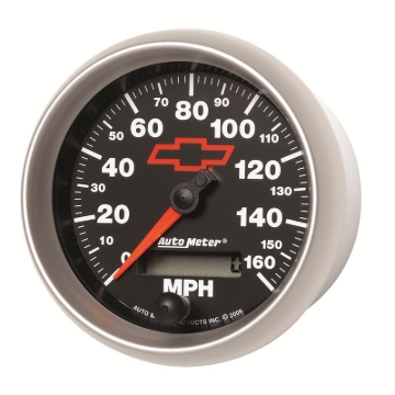 Picture of Autometer Speedometer 3-3/8in, 0-160 MPH, Elec. Programmable - Bowtie Black