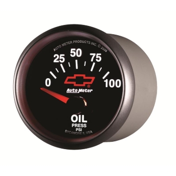 Picture of Autometer Oil Pressure 2-1/16, 0-100 PSI - Red Bowtie