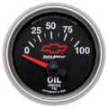 Picture of Autometer Oil Pressure 2-1/16, 0-100 PSI - Red Bowtie