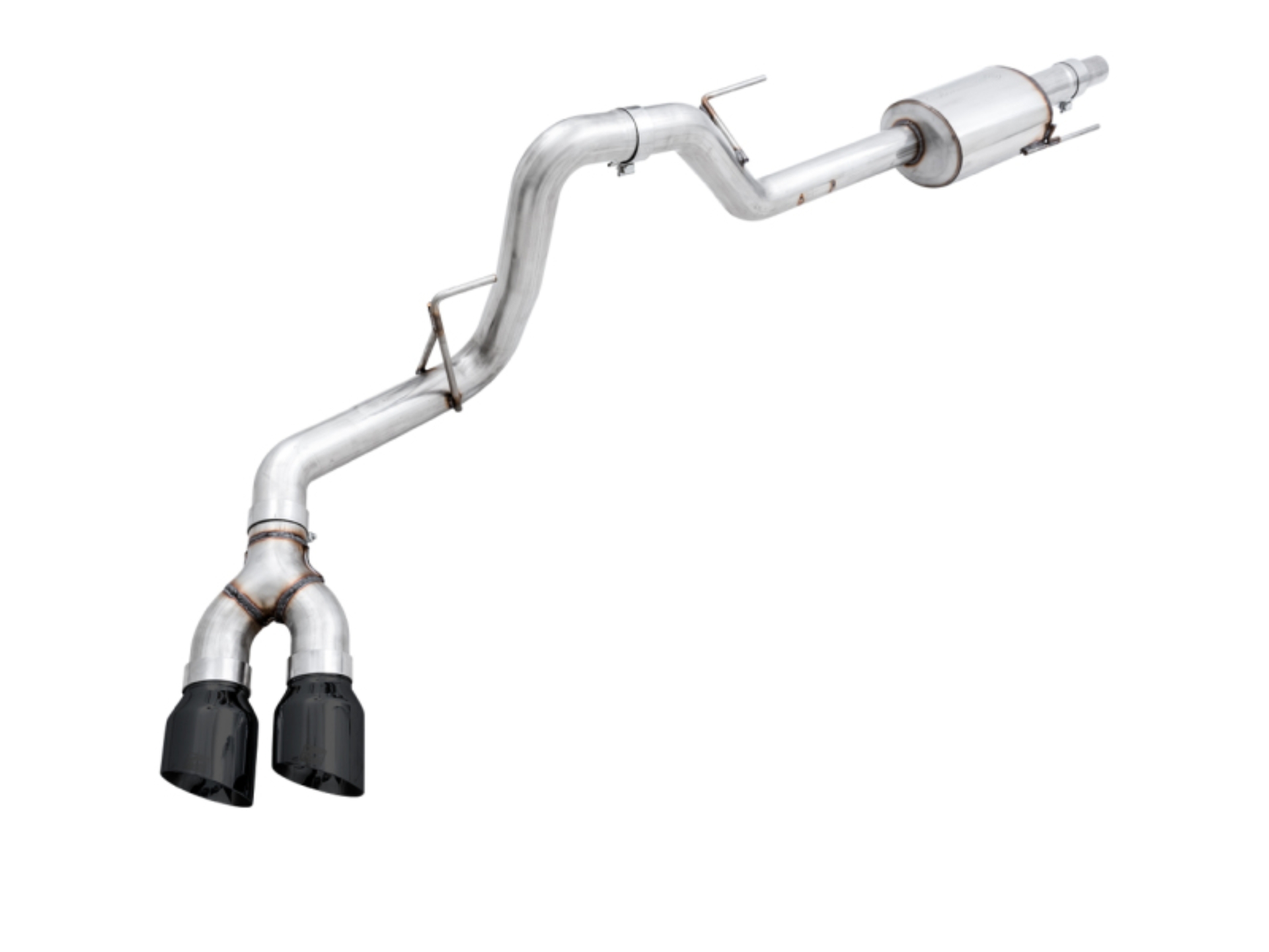 Picture of AWE Tuning 2015+ Ford F-150 0FG Single Exit Performance Exhaust System w/4.5in Diamond Black Tips