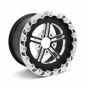 Picture of Race Star 63 Pro Forged 15x12 SBL Sportsman 5x4.75 BC / 4.00 BS Wheel - Black Anodized/Machined