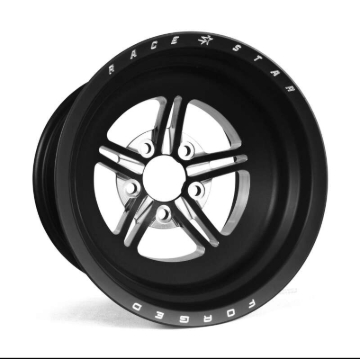 Picture of Race Star 63 Pro Forged 15x14 NBL Sportsman 5x5.00 BC / 4.00 BS Wheel - Black Anodized/Machined