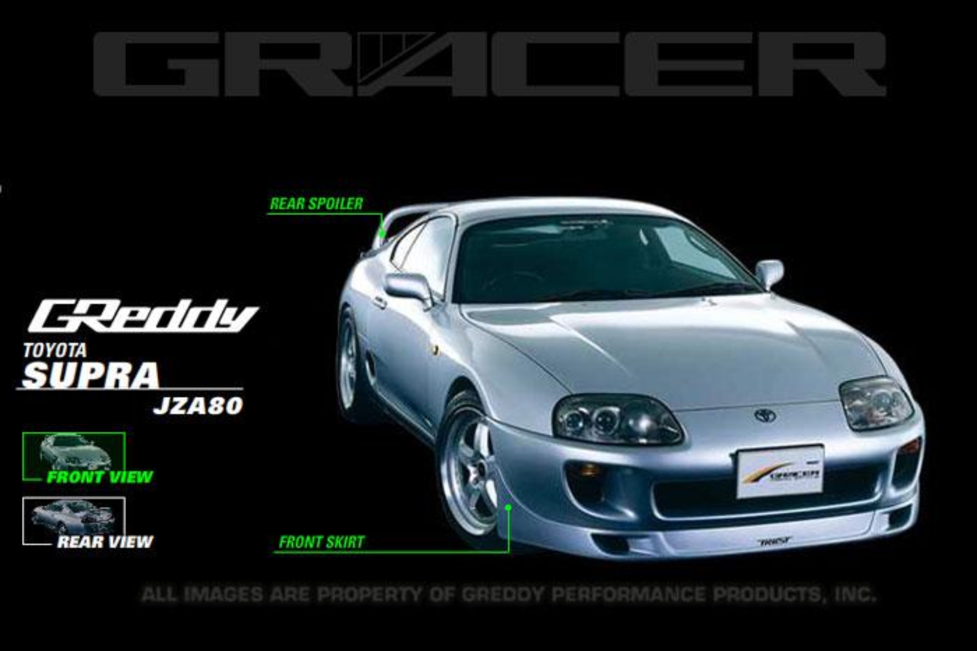 Picture of GReddy 93-97 Toyota Supra FRP Front Lip Spoiler ** Must ask/call to order**