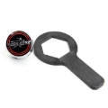Picture of Race Star Pro Forged Spindle Mount Cap (Push Through Style) Chrome - Single