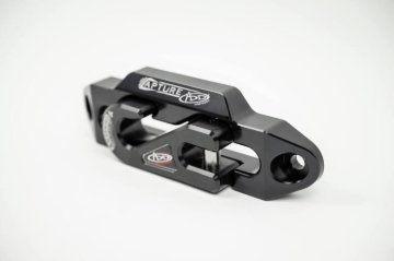Picture of Addictive Desert Designs 1-5/16in Winch Fairlead Plate w/ Recessed Round End Hook - Black