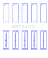 Picture of King Engine Bearings KING Main Bearings - MB5840SI