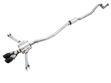 Picture of AWE Tuning 2016+ Honda Civic Si Touring Edition Exhaust w/Front Pipe & Dual Diamond Black Tips