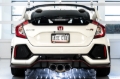 Picture of AWE Tuning 2017+ Honda Civic Type R Track Edition Exhaust w/Front Pipe & Triple Chrome Silver Tips
